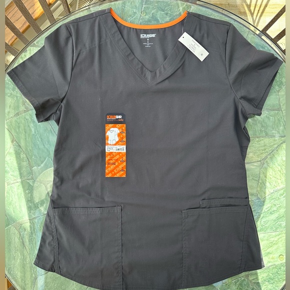 Women’s Gray Scrubstar Scrub Top Size Medium - Picture 1 of 2